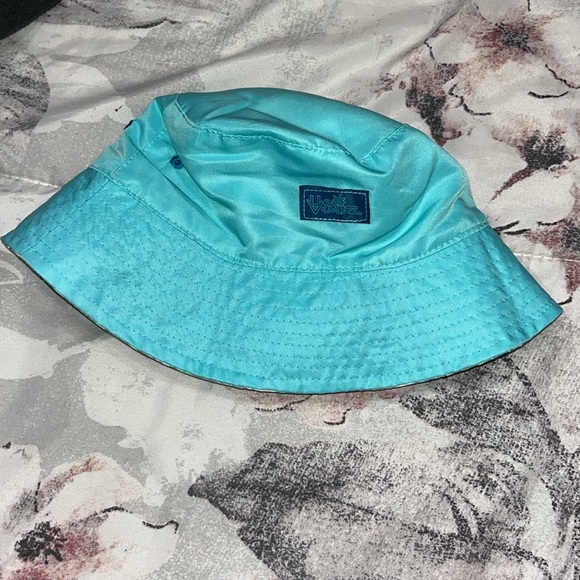 reversible dinosaur and blue swim bucket hat - Picture 3 of 3
